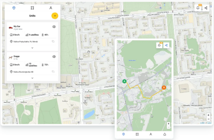 GPS Trace — мобильное приложение