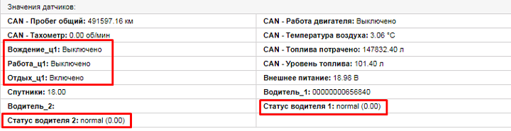 Online-контроль активности водителя в Wialon: всплывающая подсказка