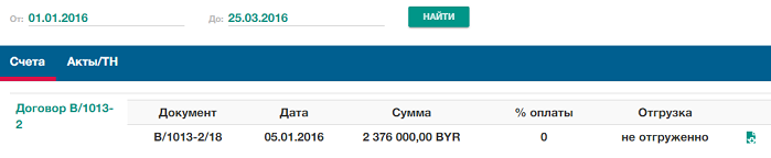 Личный кабинет Wialon: список документов и их сохранение на компьютер