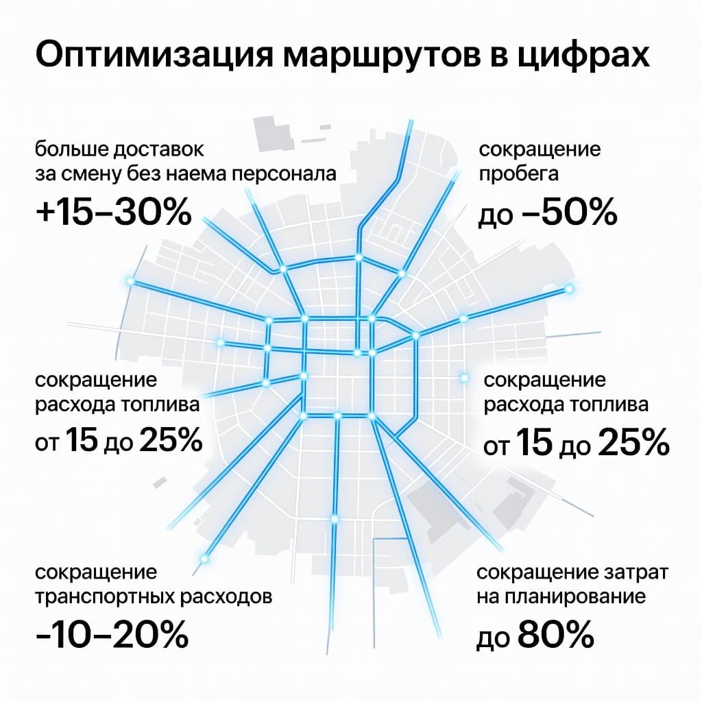 Оптимизация логистики в цифрах